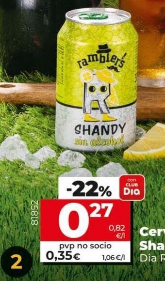 Maxi Dia Cerveza con limón dia oferta