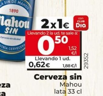 Maxi Dia Cerveza sin alcohol mahou oferta