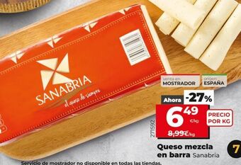 La Plaza de DIA Queso mezcla oferta