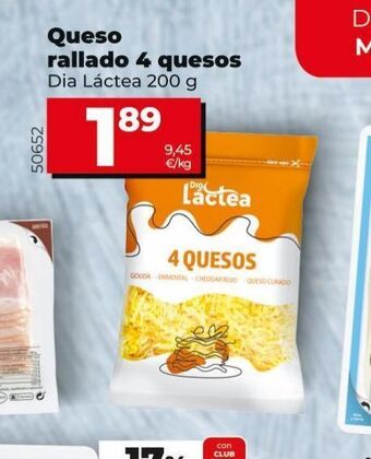 Maxi Dia Queso rallado dia oferta