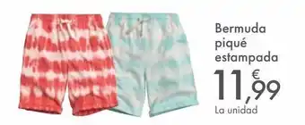 Carrefour Bermuda piqué estampado oferta