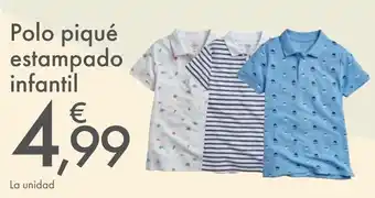 Carrefour Polo piqué estampado infantil oferta