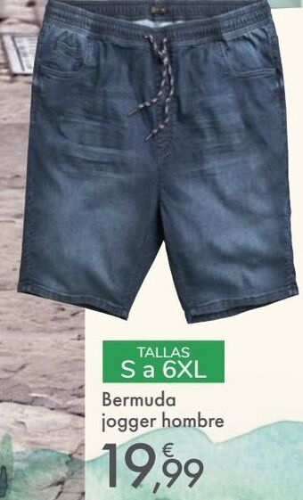Carrefour Bermuda jogger hombre oferta