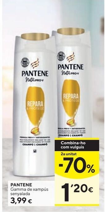 Caprabo Champú pantene oferta