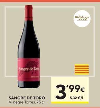 Caprabo Vino tinto sangre de toro oferta
