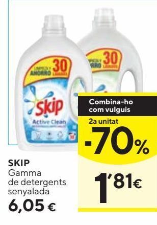 Caprabo Detergente skip oferta