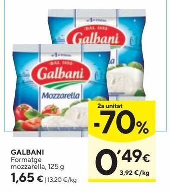 Caprabo Mozzarella galbani oferta