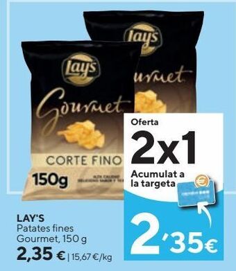 Caprabo Patatas lay's oferta