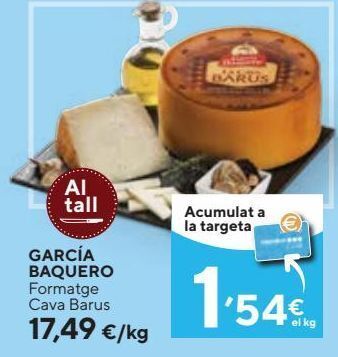 Caprabo Queso garcía baquero oferta