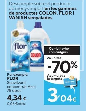 Caprabo Suavizante flor oferta