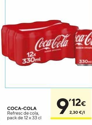 Caprabo Refresco de cola coca-cola oferta