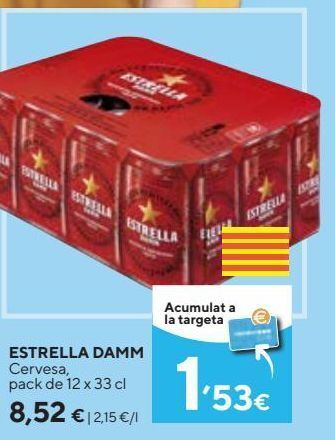 Caprabo Cerveza estrella damm oferta