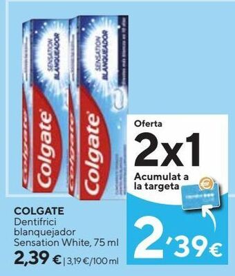 Caprabo Dentífrico blanqueante colgate oferta