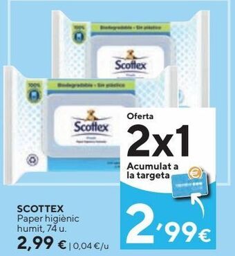 Caprabo Papel higiénico scottex oferta
