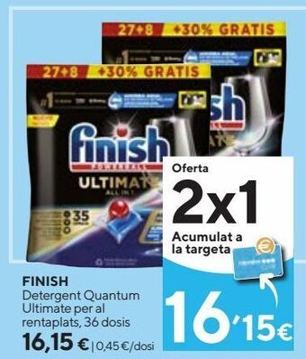 Caprabo Detergente lavavajillas finish oferta