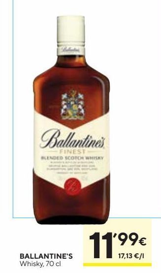 Caprabo Whisky ballantine's oferta