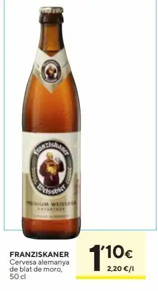 Caprabo Cerveza alemana franziskaner oferta