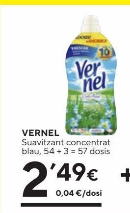 Caprabo Suavizante vernel oferta