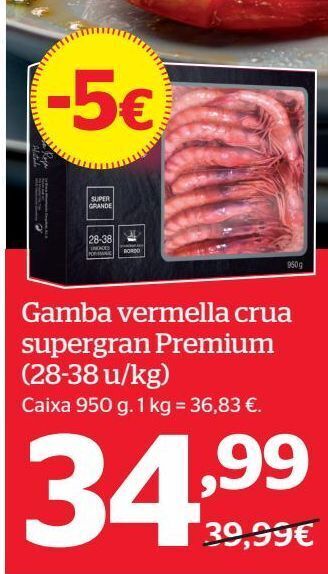 La Sirena Gambas oferta