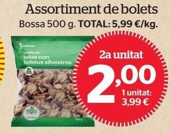 La Sirena Setas oferta