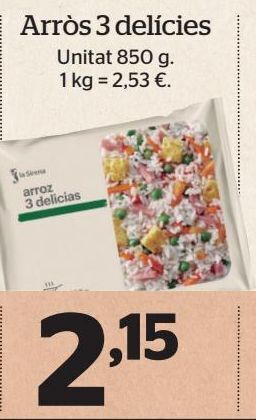 La Sirena Arroz oferta