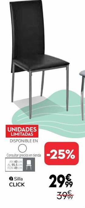Conforama Sillas oferta