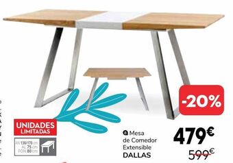 Conforama Mesa de comedor oferta