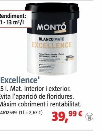 Bauhaus Pintura monto oferta
