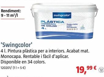 Bauhaus Pintura plástica swingcolor oferta