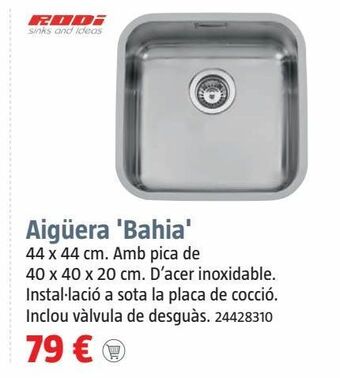 Bauhaus Fregadero oferta