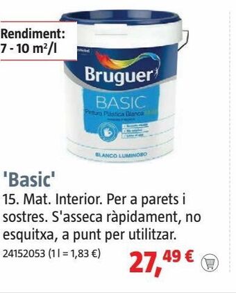 Bauhaus Pintura plástica bruguer oferta