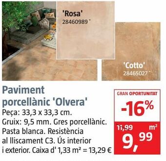 Bauhaus Pavimento porcelánico oferta