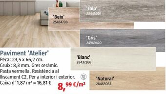 Bauhaus Pavimento oferta