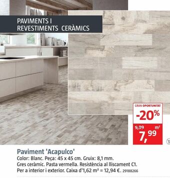 Bauhaus Pavimento oferta