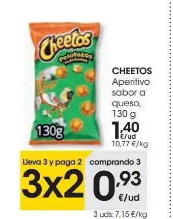 Eroski Cheetos aperitivo sabor a queso oferta