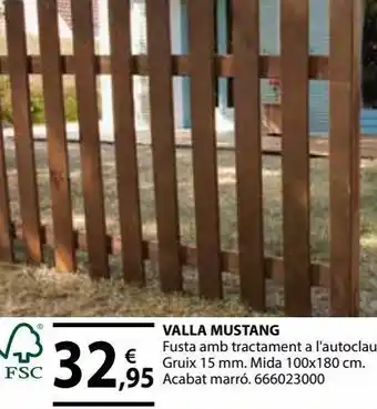 Fes Més Valla de madera oferta