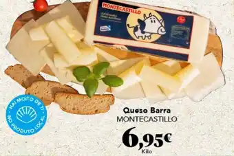 Gadis Queso de barra montecastillo oferta