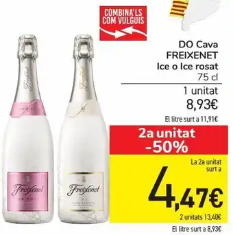 Carrefour Do cava freixent ice o ice rosat oferta
