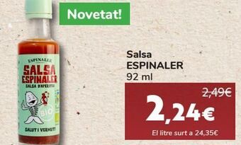 Carrefour Salsa espinaler oferta