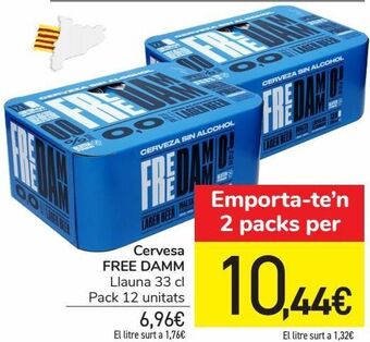 Carrefour Cervesa free damm oferta