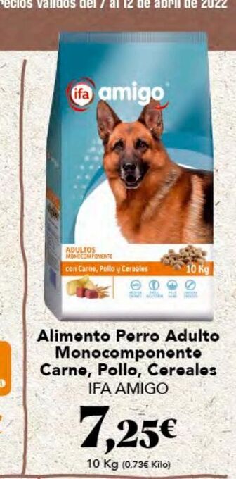 Gadis Comida para perros ifa amigo oferta