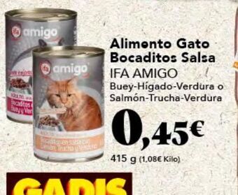 Gadis Comida para gatos ifa amigo oferta