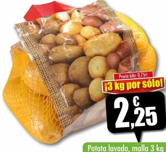 Unide Supermercados Patata lavada, malla 3kg oferta