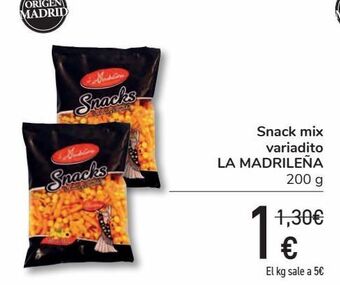 Carrefour Snack mix variadito la madrileña oferta