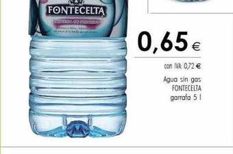 Cash Ifa Agua Sin Gas Fontecelta Garrafa oferta