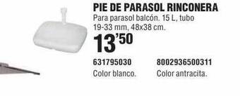 Coinfer Pie De Parasol Rinconera oferta