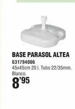 Coinfer Base Parasol Altea oferta