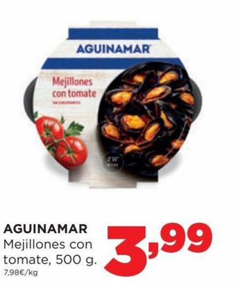 Alimerka Aguinamar Mejillones Con Tomate, 500 g. oferta