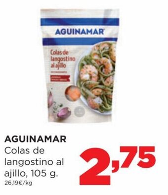 Alimerka Aguinamar Colas de Langostino Al Ajillo, 105 g. oferta