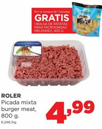 Alimerka Roler Picada Mixta Burger Meat, 800 g. oferta